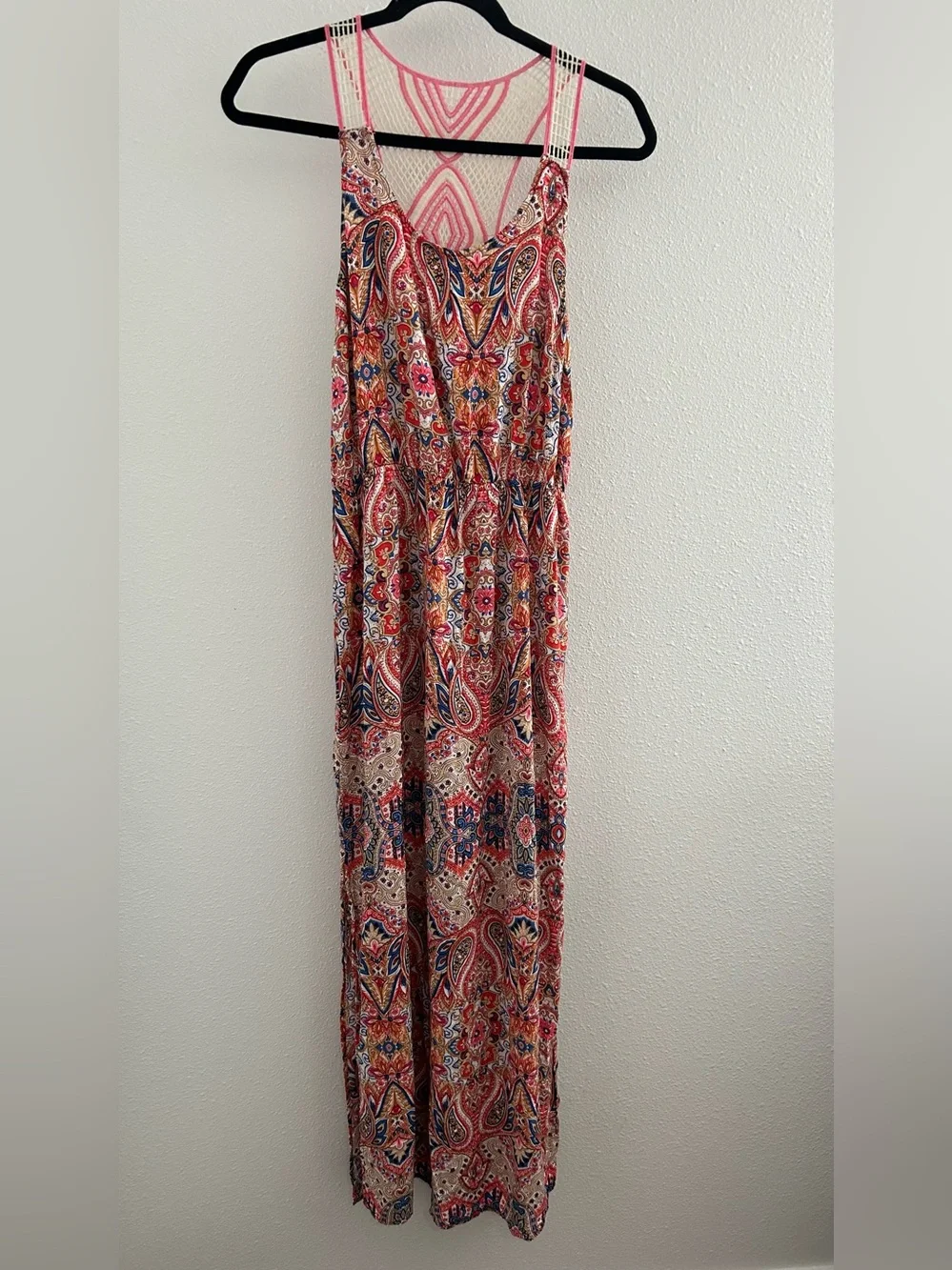 short long dress Portia and Scarlett Sleeve Lace PS24424 Natural 7 NECK:Button Down Amish Mennonite Cape Dress Size:S(34–36)